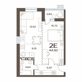 45,2 м², 2-комнатная квартира 6 000 000 ₽ - изображение 70