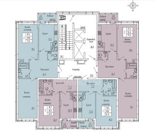 Квартира 71,6 м², 2-комнатная - изображение 2