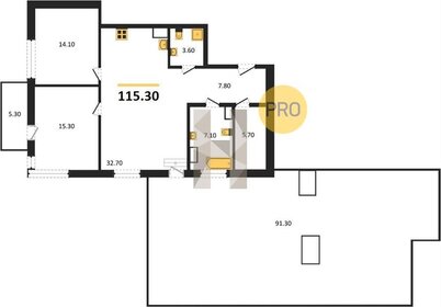 94,5 м², 2-комнатная квартира 28 070 000 ₽ - изображение 36
