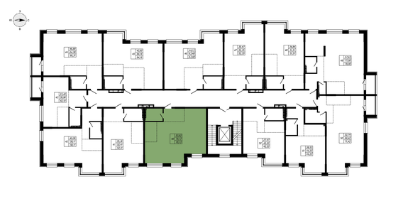 43,9 м², квартира-студия 5 048 500 ₽ - изображение 34