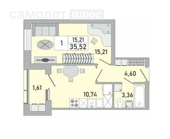 29 м², апартаменты-студия 5 650 000 ₽ - изображение 47