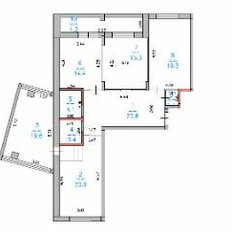 Квартира 122 м², 4-комнатная - изображение 2