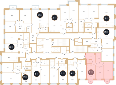 64,4 м², 2-комнатная квартира 15 012 190 ₽ - изображение 10