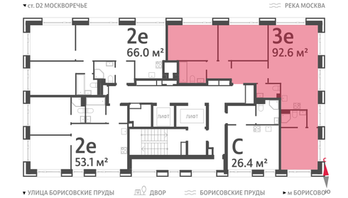 85,3 м², 3-комнатная квартира 38 377 324 ₽ - изображение 40