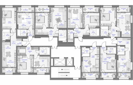 45,8 м², 2-комнатная квартира 5 862 400 ₽ - изображение 43
