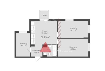 66,3 м², 3-комнатная квартира 11 354 300 ₽ - изображение 48