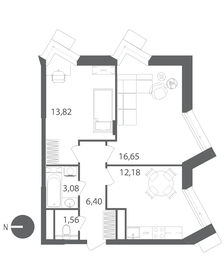 62,4 м², 2-комнатная квартира 6 300 000 ₽ - изображение 32