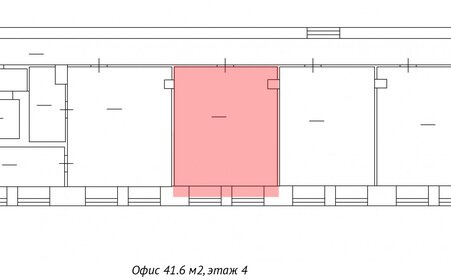 42,4 м², офис 41 933 ₽ в месяц - изображение 36