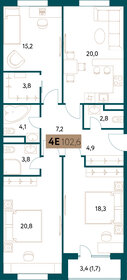 158 м², 4-комнатная квартира 49 000 000 ₽ - изображение 77