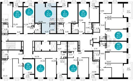 41,5 м², 1-комнатная квартира 8 432 620 ₽ - изображение 18