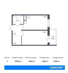 34,9 м², 1-комнатная квартира 8 370 981 ₽ - изображение 65