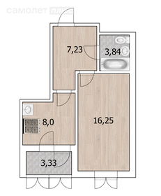 Квартира 36,9 м², 1-комнатная - изображение 1