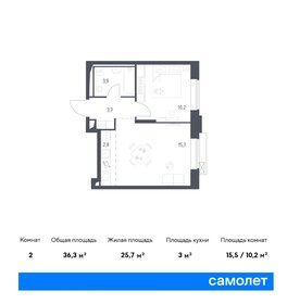 29,5 м², 1-комнатная квартира 8 300 000 ₽ - изображение 130