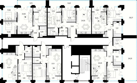 101,1 м², 1-комнатная квартира 16 826 490 ₽ - изображение 78