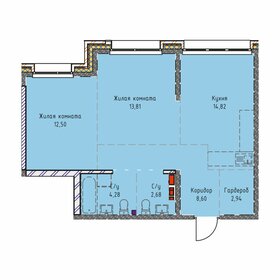 60 м², 2-комнатная квартира 10 900 000 ₽ - изображение 80