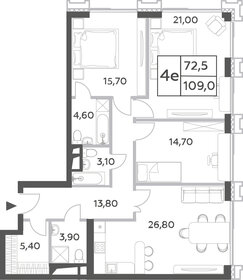 113 м², 4-комнатная квартира 47 000 000 ₽ - изображение 60