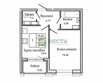 33,6 м², 1-комнатная квартира 9 650 000 ₽ - изображение 103