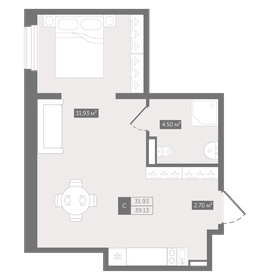34,9 м², квартира-студия 11 050 000 ₽ - изображение 11
