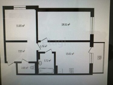 Квартира 65 м², 2-комнатная - изображение 1