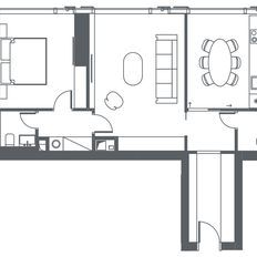 Квартира 47,5 м², 1-комнатная - изображение 2