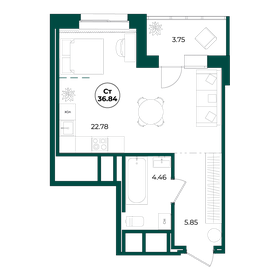 54,8 м², 2-комнатная квартира 4 050 000 ₽ - изображение 133
