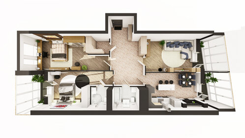 105,3 м², 4-комнатная квартира 12 316 415 ₽ - изображение 32