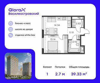 42,6 м², 1-комнатная квартира 12 509 999 ₽ - изображение 45