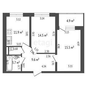 56,8 м², 2-комнатная квартира 16 200 000 ₽ - изображение 36