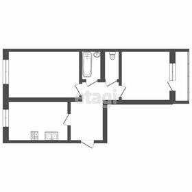 Квартира 62,7 м², 2-комнатная - изображение 1