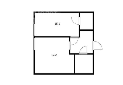 Квартира 45 м², 1-комнатная - изображение 1