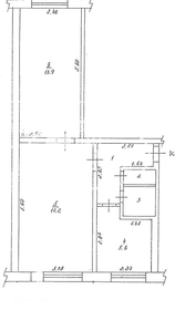 44,2 м², 2-комнатная квартира 2 200 000 ₽ - изображение 11