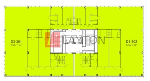 1110,6 м², офис 416 473 888 ₽ - изображение 18