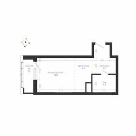 Квартира 34,2 м², студия - изображение 1