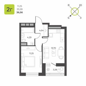 39 м², 1-комнатная квартира 4 900 000 ₽ - изображение 57