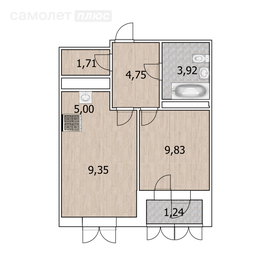 36,4 м², 1-комнатная квартира 6 450 000 ₽ - изображение 46