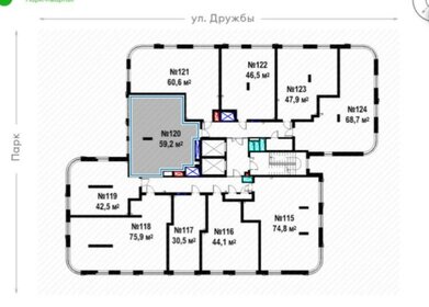 Квартира 59,2 м², студия - изображение 2