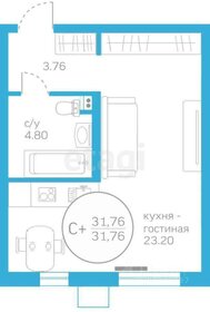 Квартира 31,9 м², студия - изображение 2