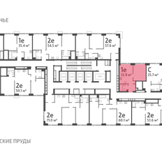 Квартира 32,9 м², 1-комнатная - изображение 2