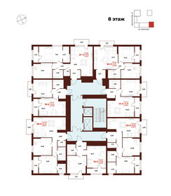 42,7 м², 1-комнатная квартира 4 615 920 ₽ - изображение 34