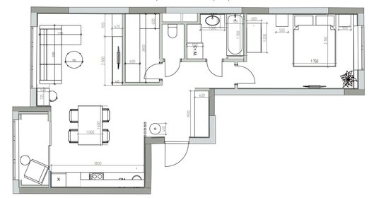 Квартира 60,2 м², 2-комнатная - изображение 1