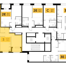 Квартира 78,2 м², 3-комнатная - изображение 2