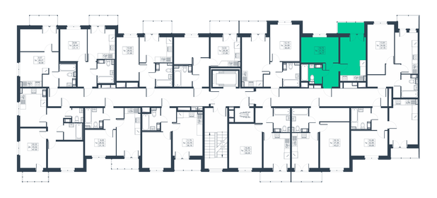 33,2 м², 1-комнатная квартира 4 853 040 ₽ - изображение 92