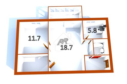 42,4 м², 2-комнатная квартира 2 870 000 ₽ - изображение 13