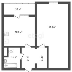 Квартира 42,5 м², 1-комнатная - изображение 2