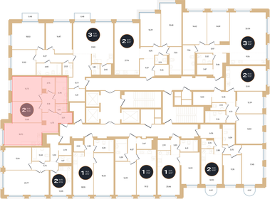 75,3 м², 2-комнатная квартира 18 210 500 ₽ - изображение 13