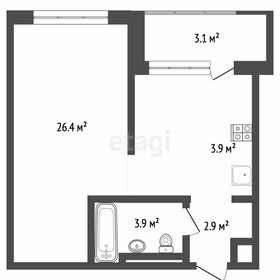 Квартира 40,9 м², 1-комнатная - изображение 5