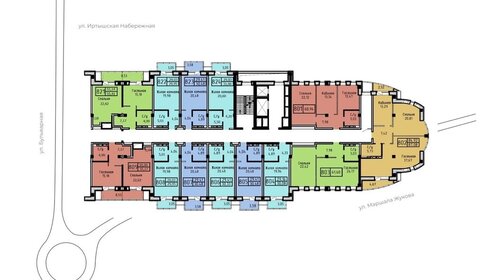 63,5 м², 2-комнатные апартаменты 5 300 000 ₽ - изображение 59