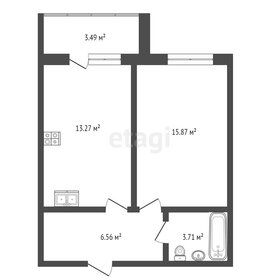 Квартира 40 м², 1-комнатная - изображение 1