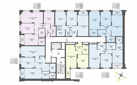 45,9 м², 1-комнатная квартира 7 500 000 ₽ - изображение 72