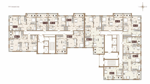 65,1 м², 2-комнатная квартира 6 278 190 ₽ - изображение 6